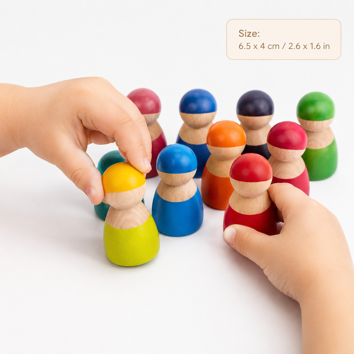 Montessori Rainbow Peg Dolls Montessori Nation