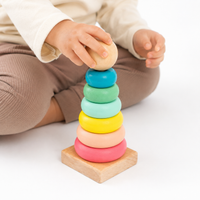 Montessori Rainbow Ring Stacker Montessori Nation