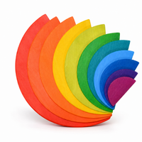 Montessori Rainbow Stacking Arches Montessori Nation