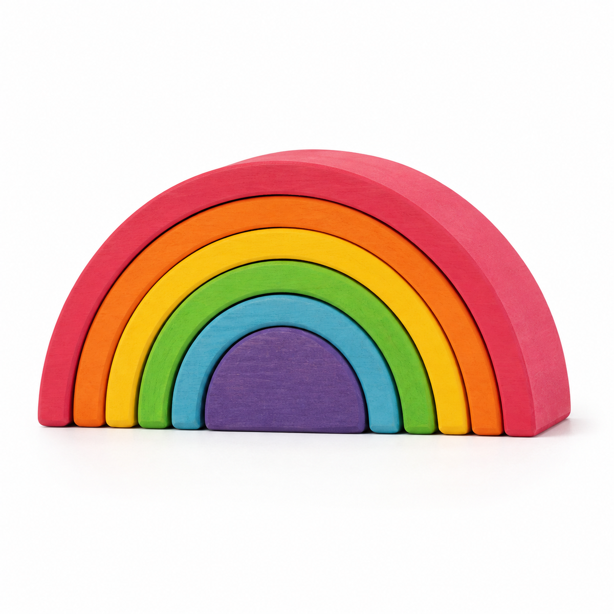 Montessori Rainbow Stacking Blocks Montessori Nation