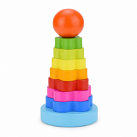 Montessori Rainbow Stacking Tower Montessori Nation