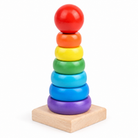 Montessori Rainbow Stacking Toy Montessori Nation