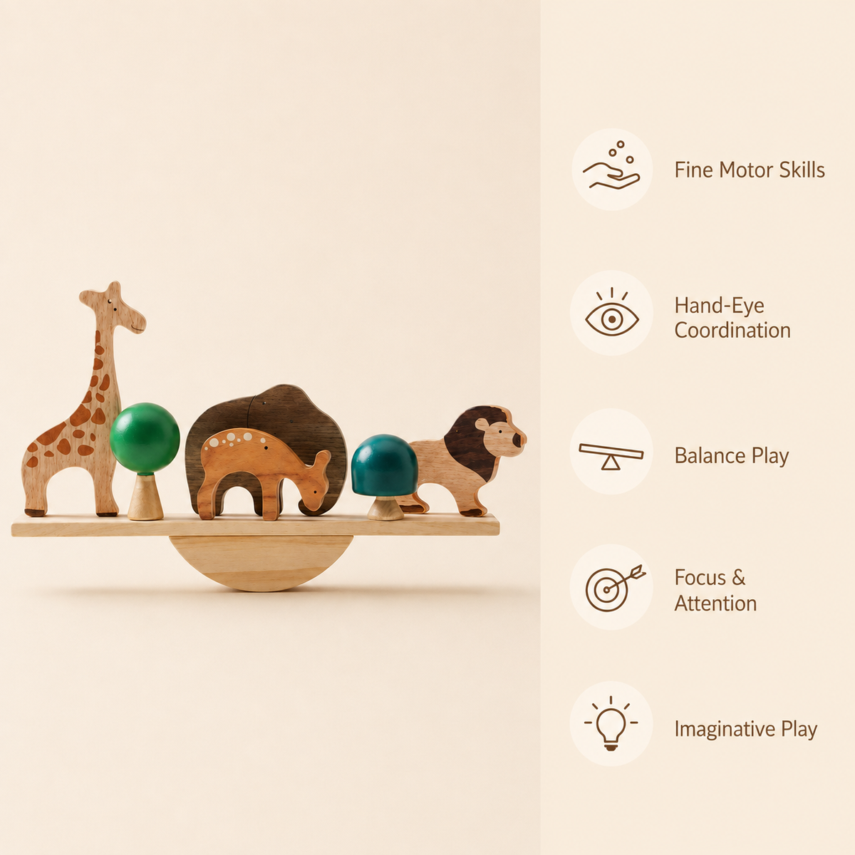 Montessori Safari Balance Toy Montessori Nation