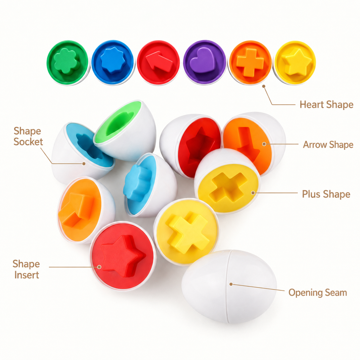 Montessori Shape Matching Eggs Montessori Nation