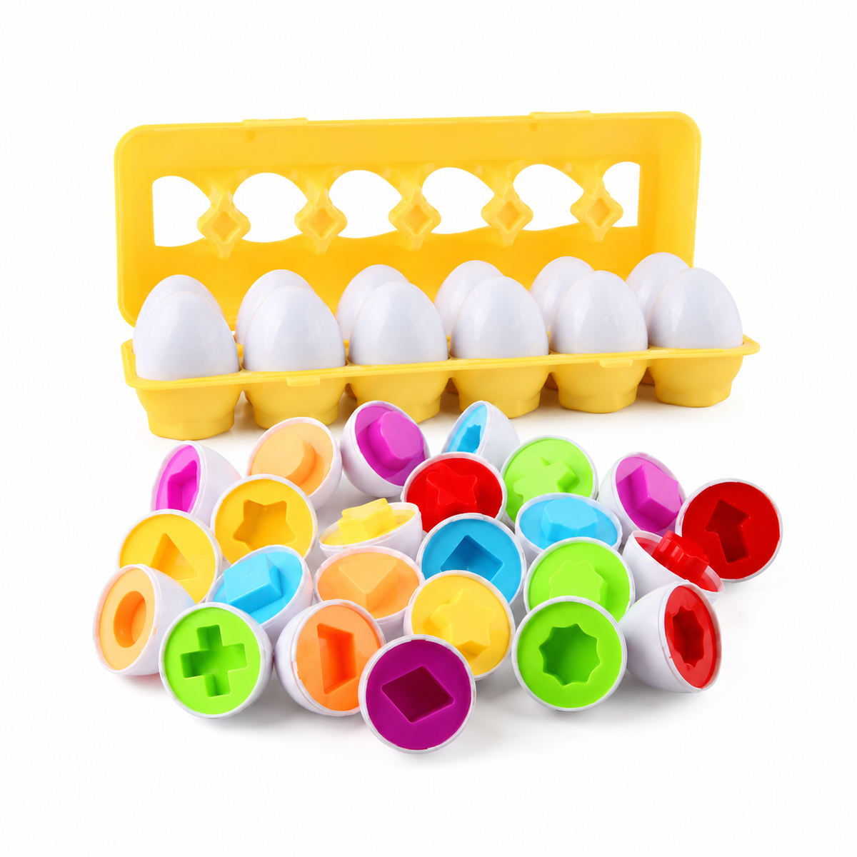 Montessori Shape Matching Eggs Montessori Nation