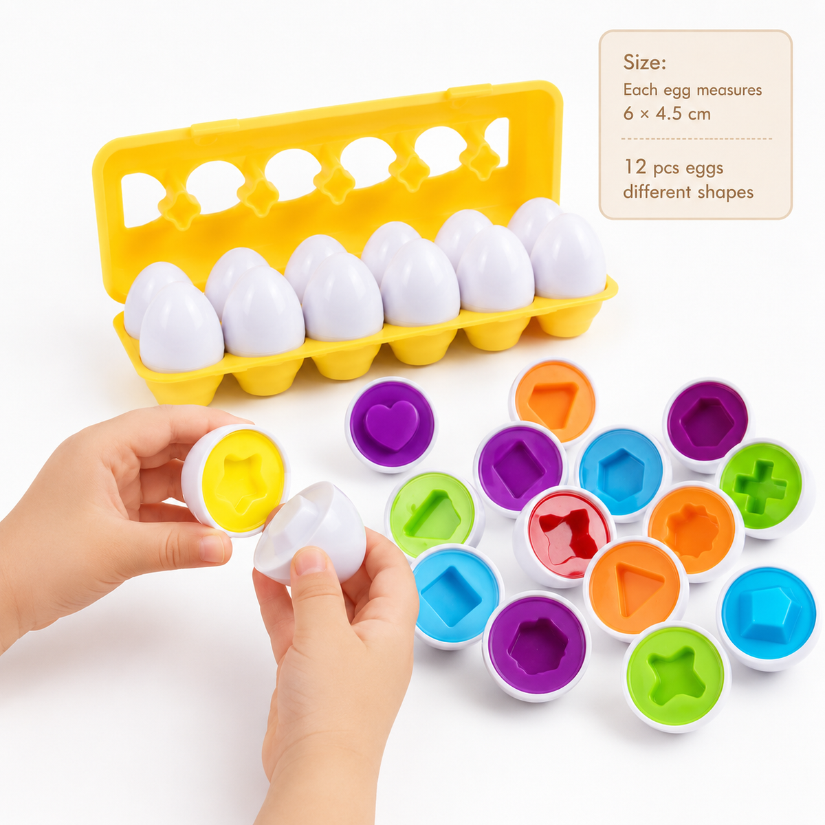 Montessori Shape Matching Eggs Montessori Nation