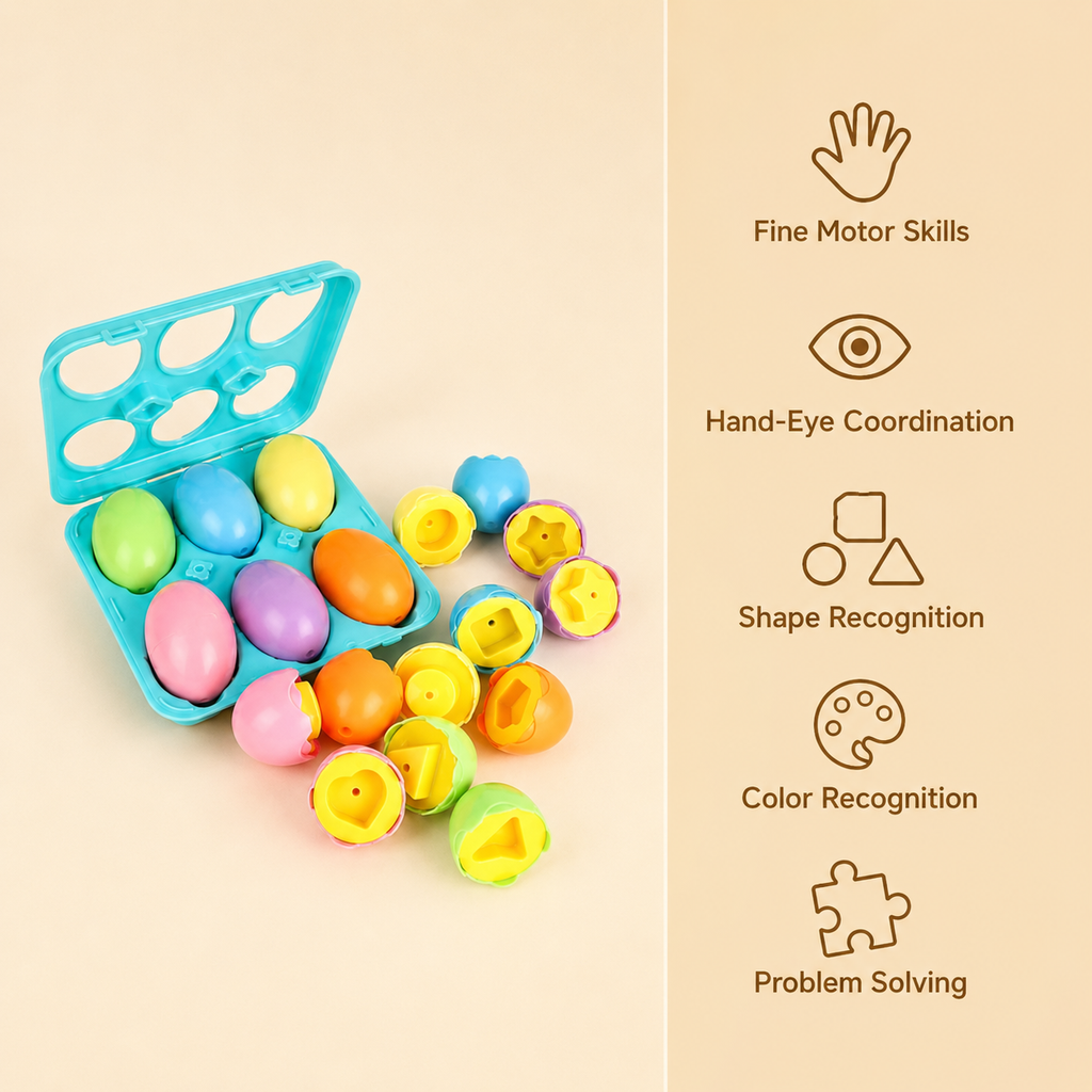 Montessori Shape Matching Eggs Montessori Nation