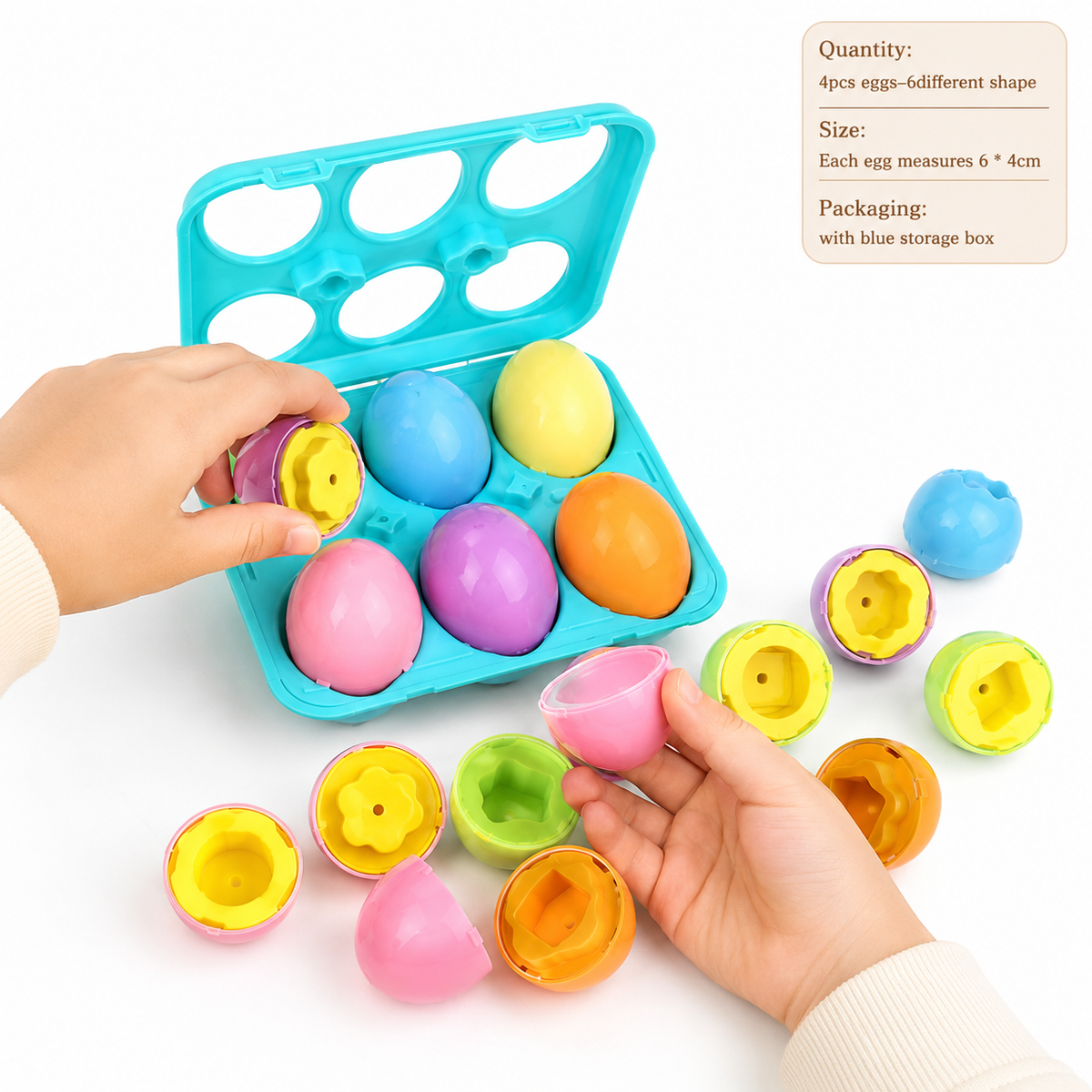 Montessori Shape Matching Eggs Montessori Nation