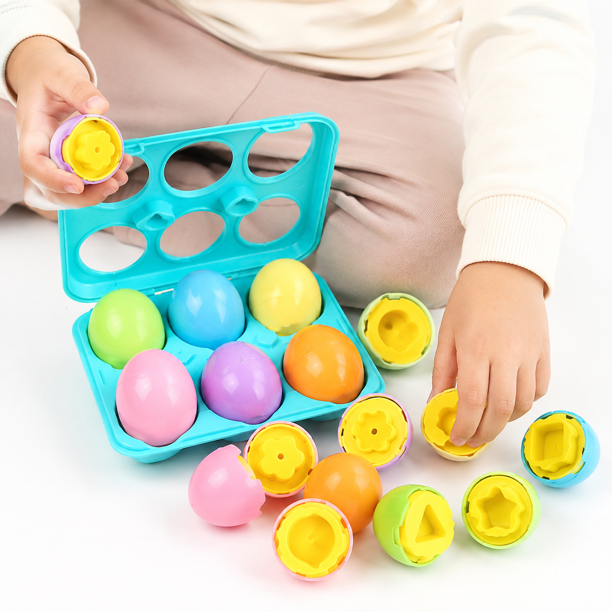 Montessori Shape Matching Eggs Montessori Nation
