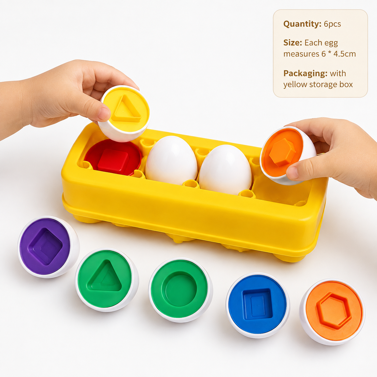 Montessori Shape Matching Eggs Montessori Nation