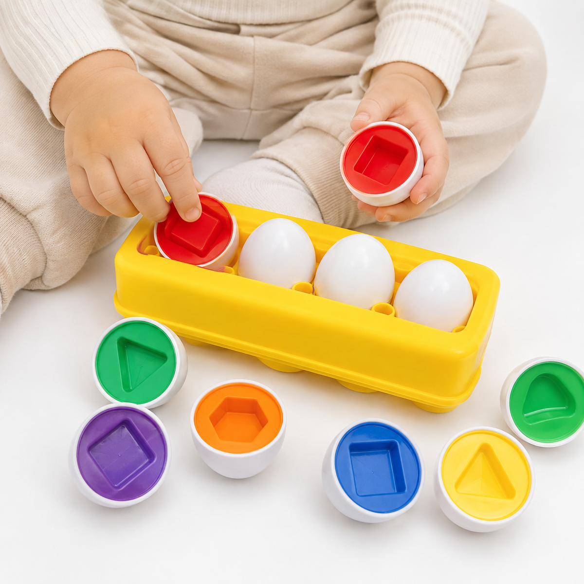 Montessori Shape Matching Eggs Montessori Nation