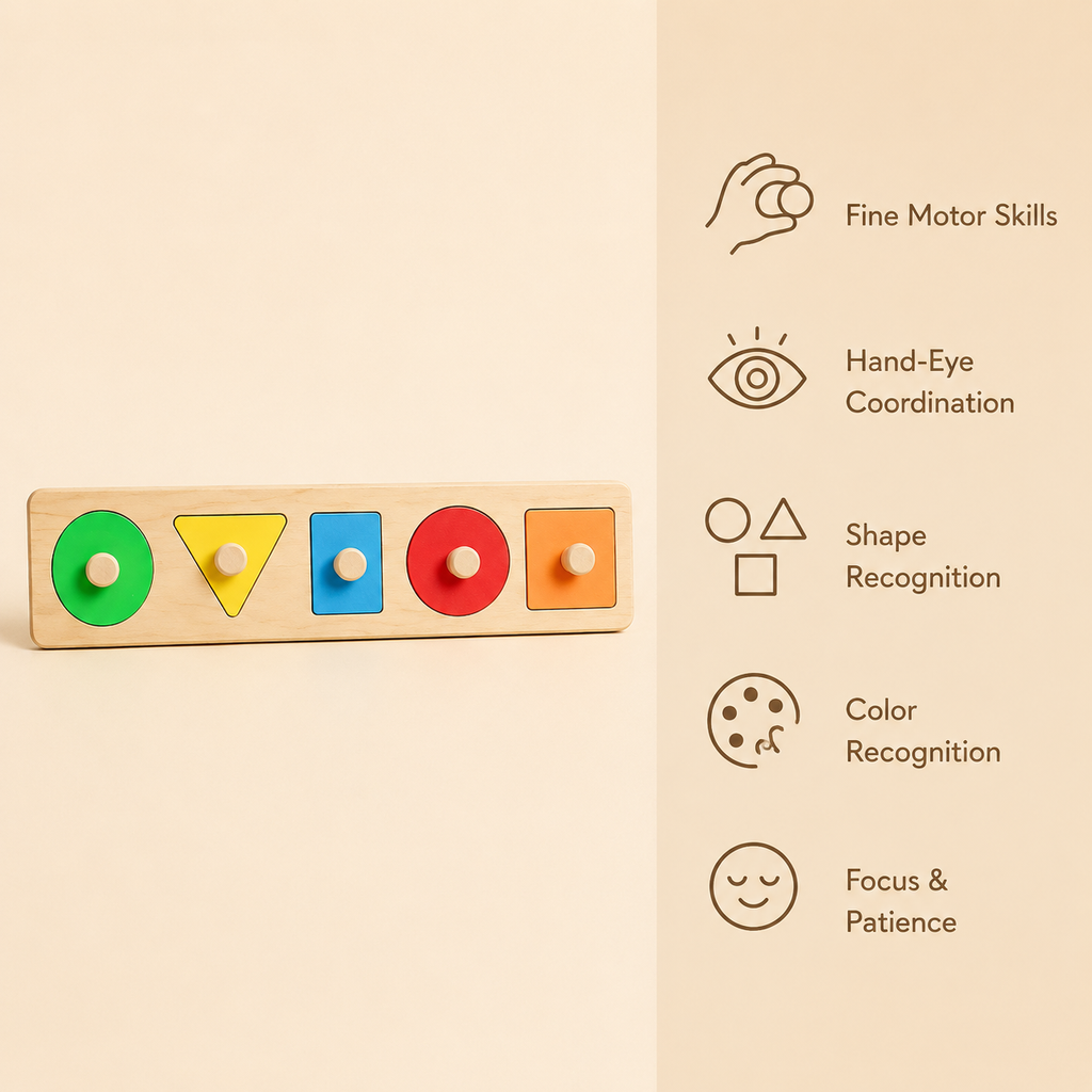 Montessori Shape Matching Puzzle Montessori Nation