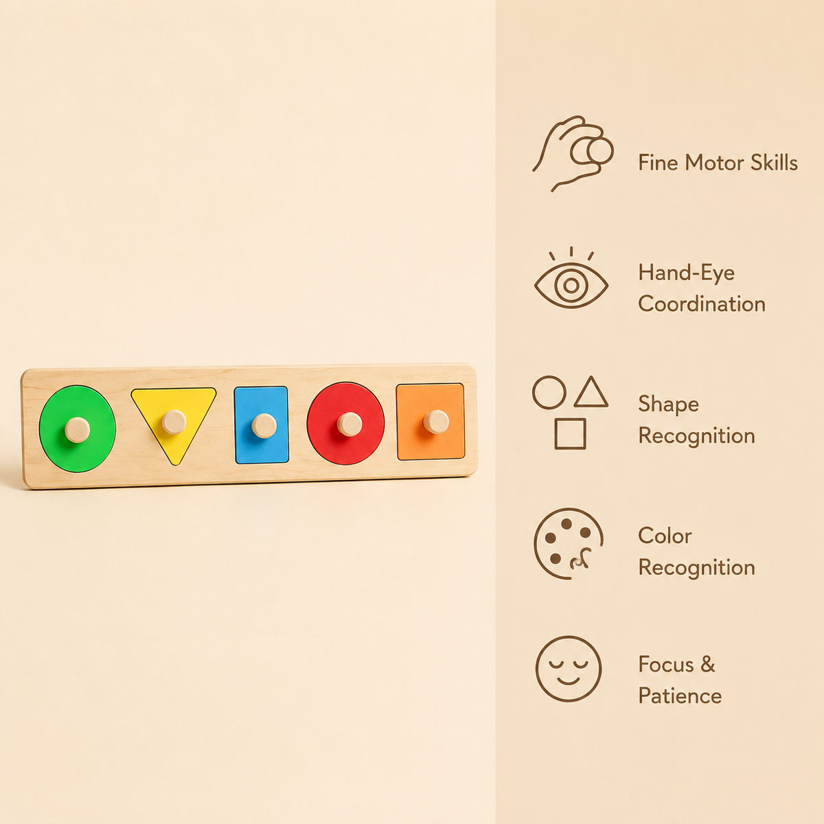Montessori Shape Matching Puzzle Montessori Nation