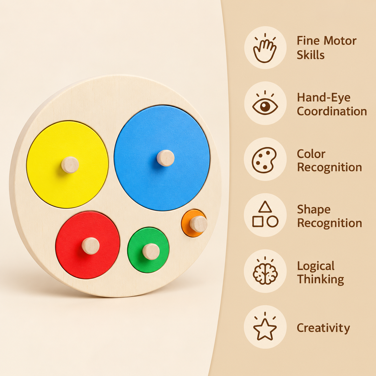 Montessori Shape Matching Puzzle Montessori Nation