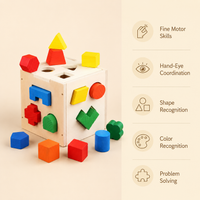 Montessori Shape Sorting Cube Montessori Nation