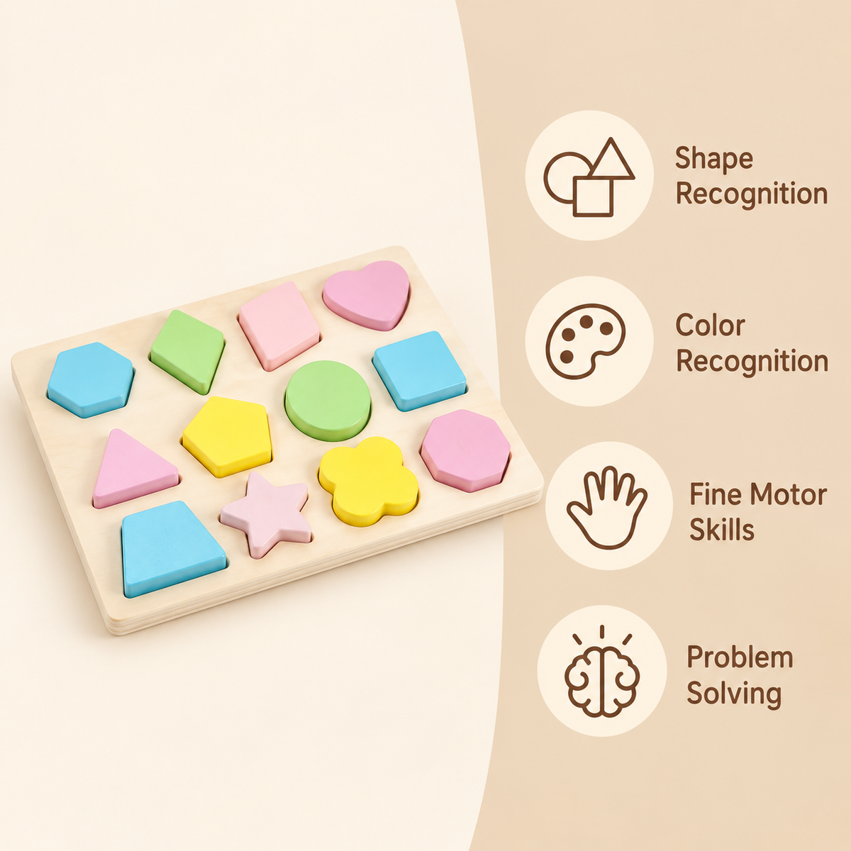 Montessori Shape Sorting Puzzle Montessori Nation