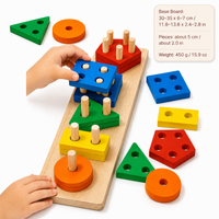 Montessori Shape Sorting Stacking Toy Montessori Nation