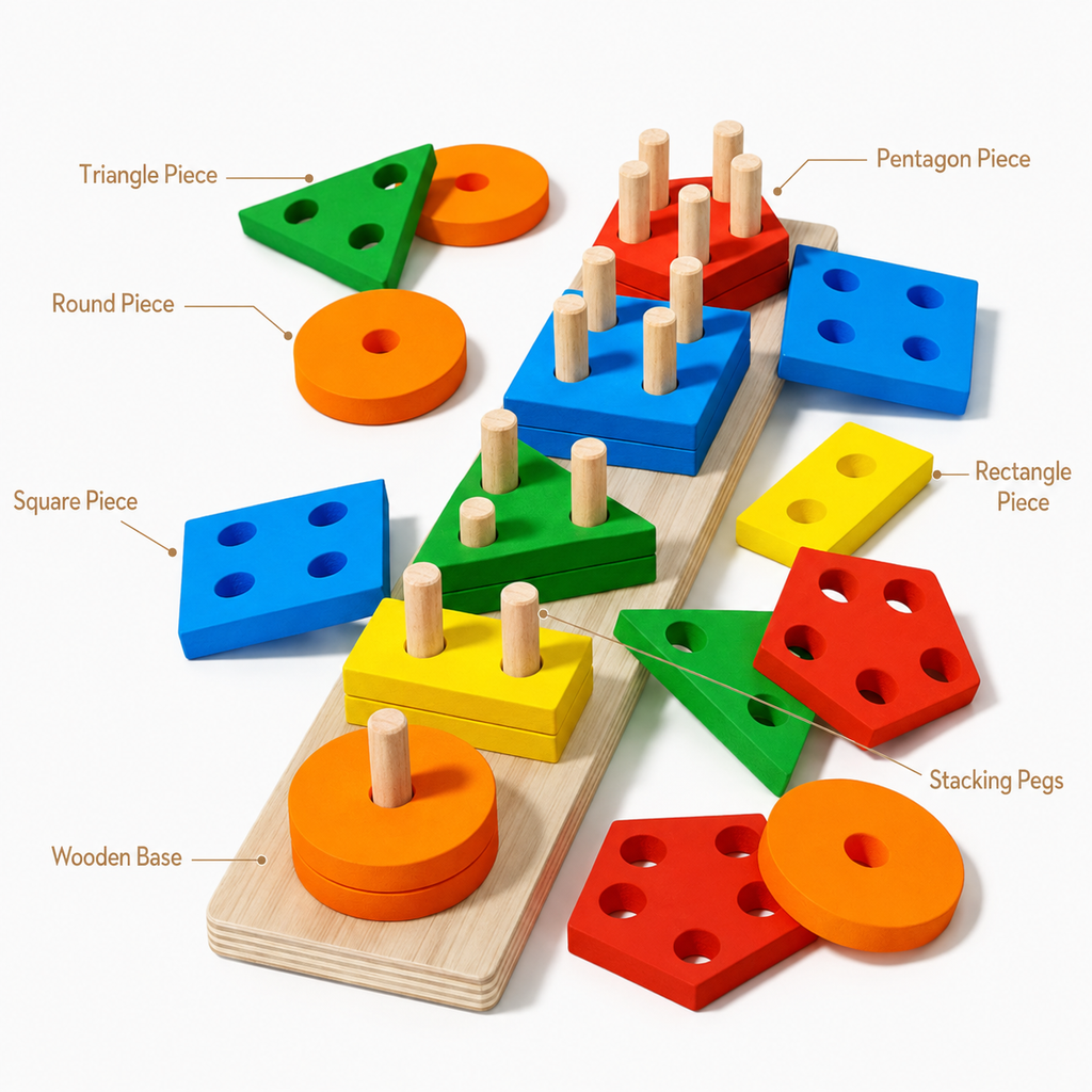 Montessori Shape Sorting Toy Montessori Nation