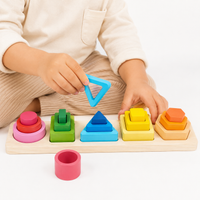 Montessori Shape Stacking Puzzle Montessori Nation