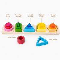 Montessori Shape Stacking Puzzle Montessori Nation