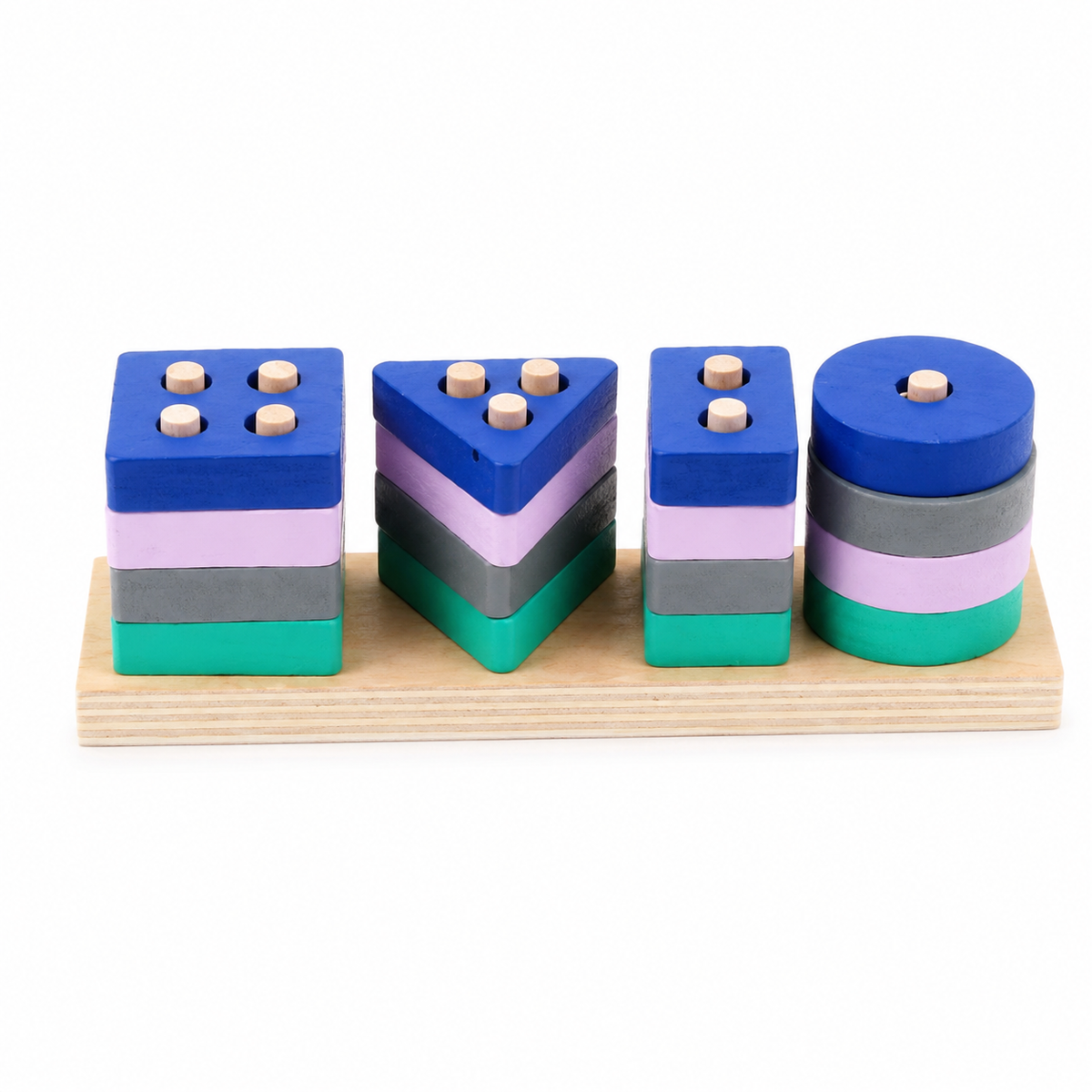Montessori Shape Stacking Puzzle Montessori Nation