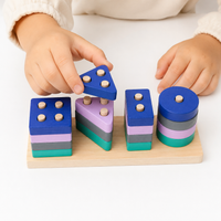 Montessori Shape Stacking Puzzle Montessori Nation