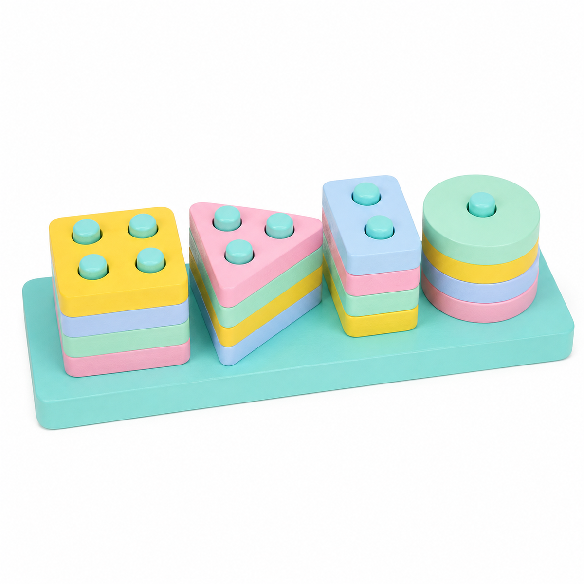 Montessori Shape Stacking Puzzle Montessori Nation