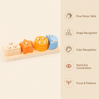 Montessori Shape Stacking Puzzle Montessori Nation