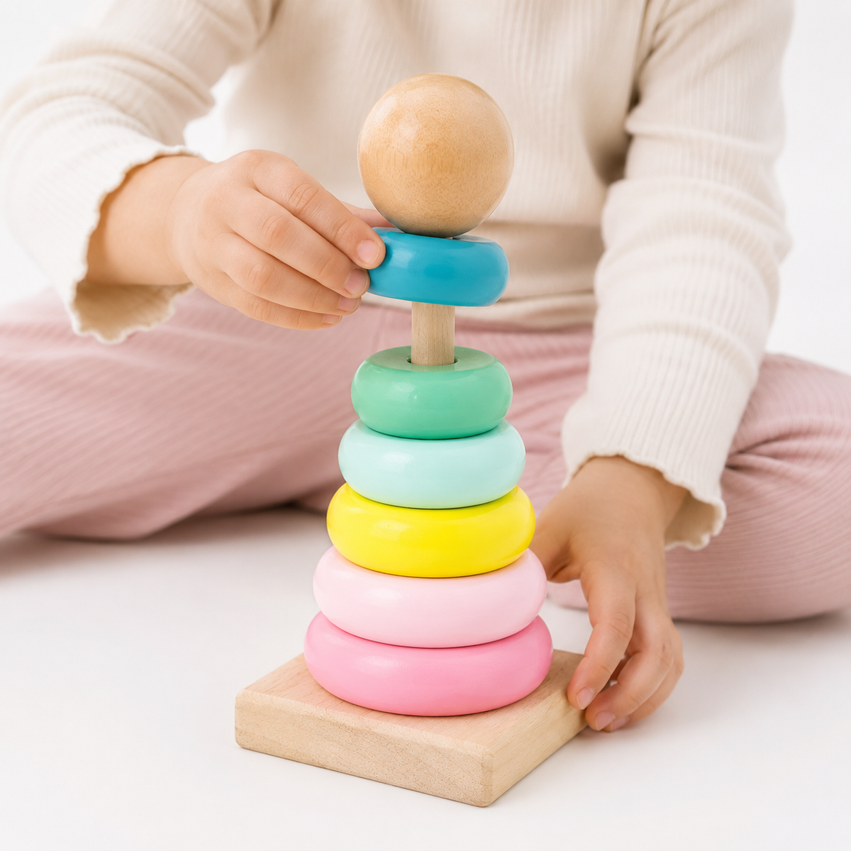 Montessori Stacking Ring Toy Montessori Nation