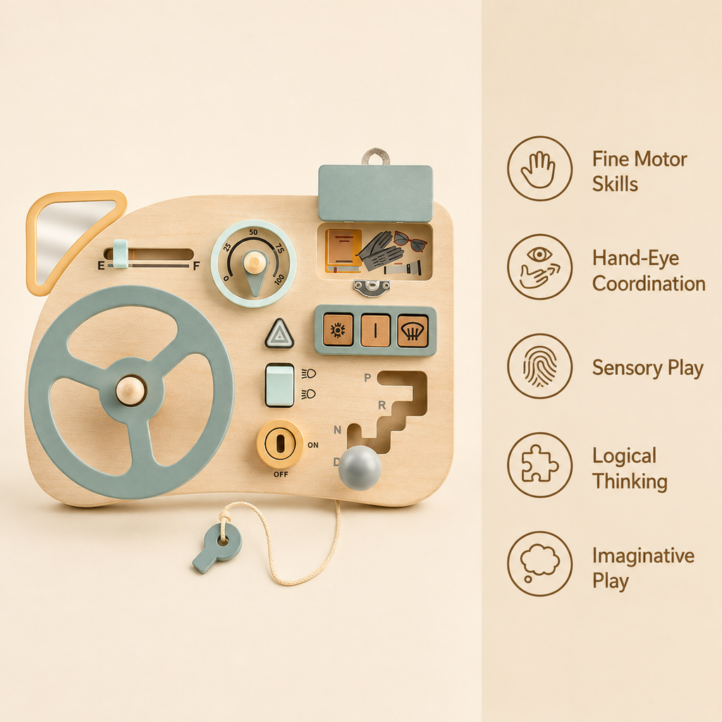 Montessori Steering Wheel Busy Board Montessori Nation
