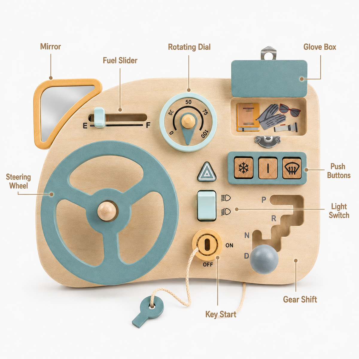 Montessori Steering Wheel Busy Board Montessori Nation