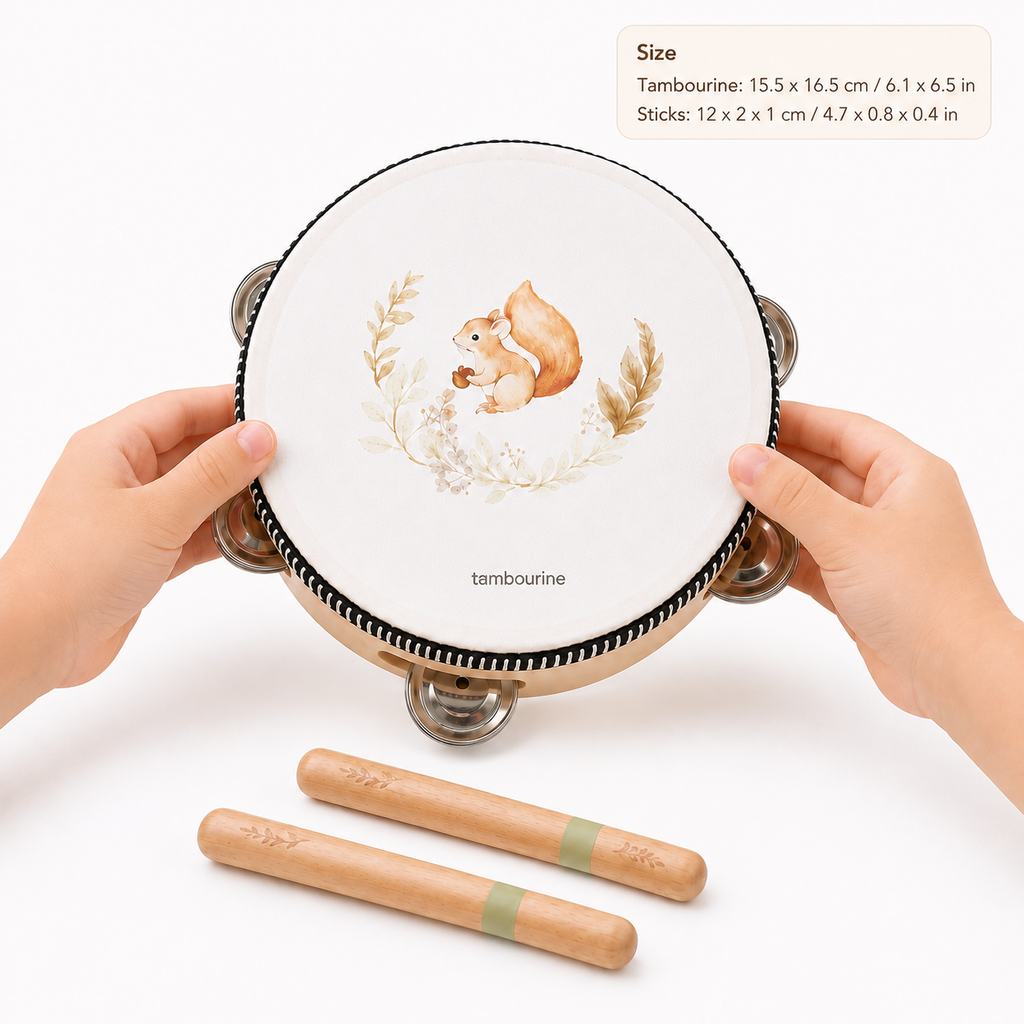 Montessori Tambourine Drum Montessori Nation