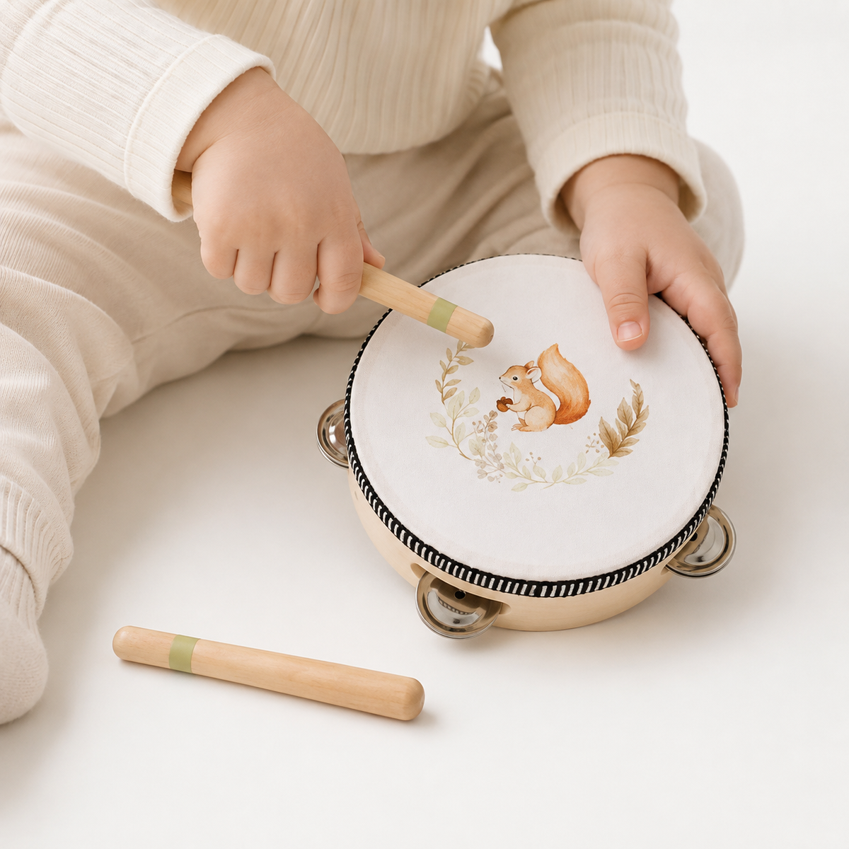Montessori Tambourine Drum Montessori Nation