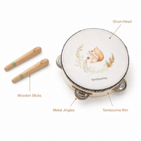 Montessori Tambourine Drum Montessori Nation