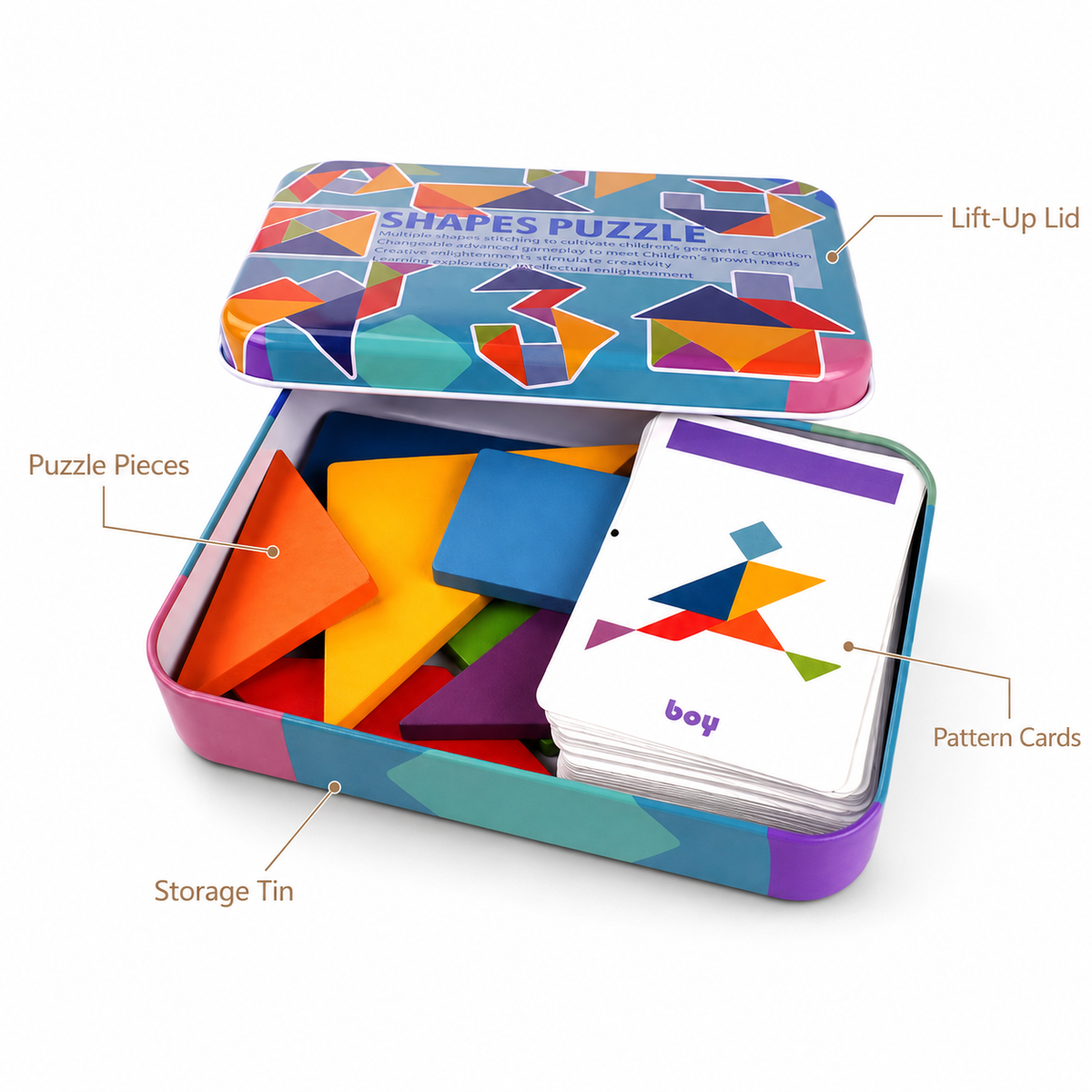 Montessori Tangram Puzzle Montessori Nation