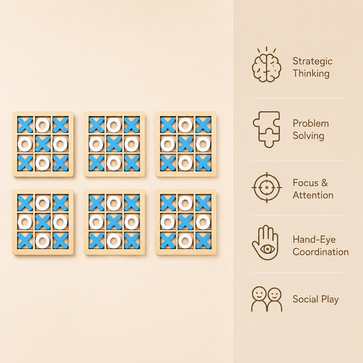 Montessori Tic Tac Toe Set Montessori Nation