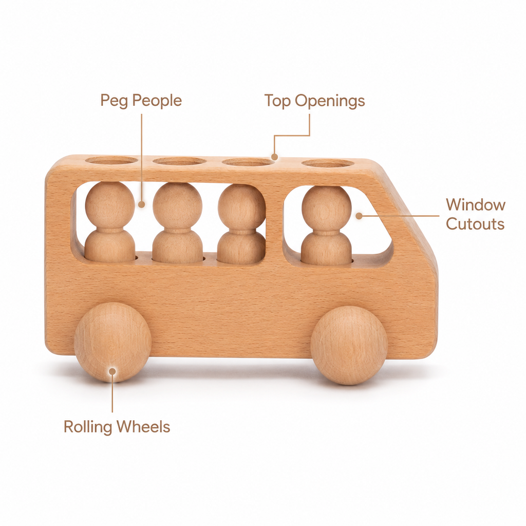 Montessori Toy Bus Montessori Nation