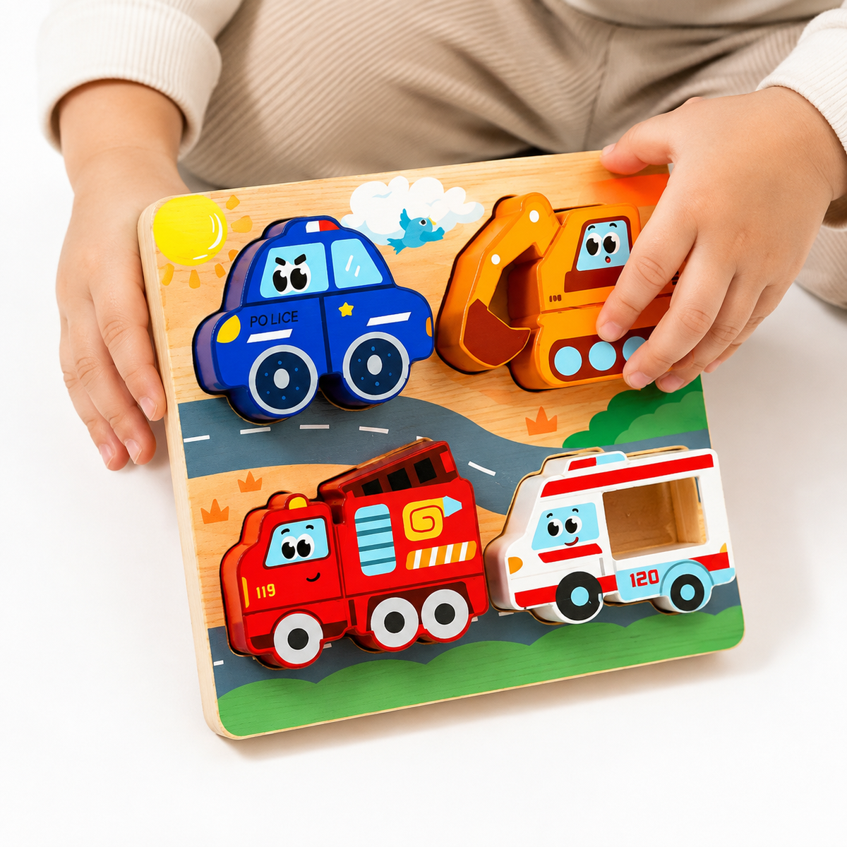 Montessori Vehicle Puzzle Montessori Nation