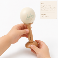 Montessori Wooden Baby Rattle Montessori Nation