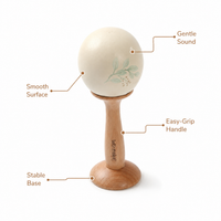 Montessori Wooden Baby Rattle Montessori Nation
