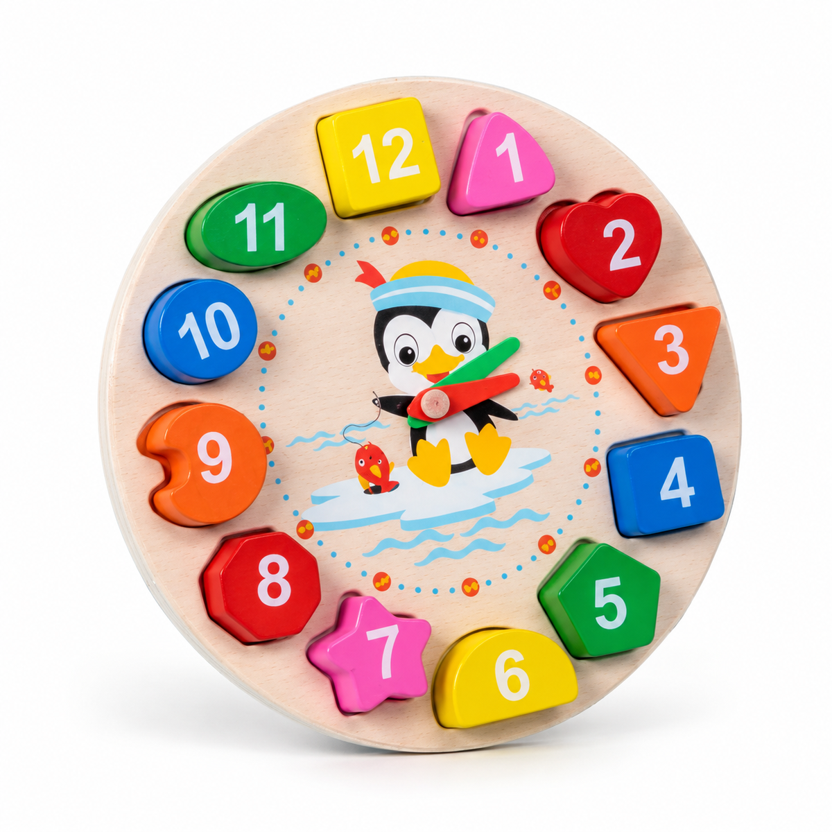 Montessori Wooden Clock Puzzle Montessori Nation