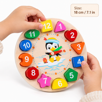 Montessori Wooden Clock Puzzle Montessori Nation