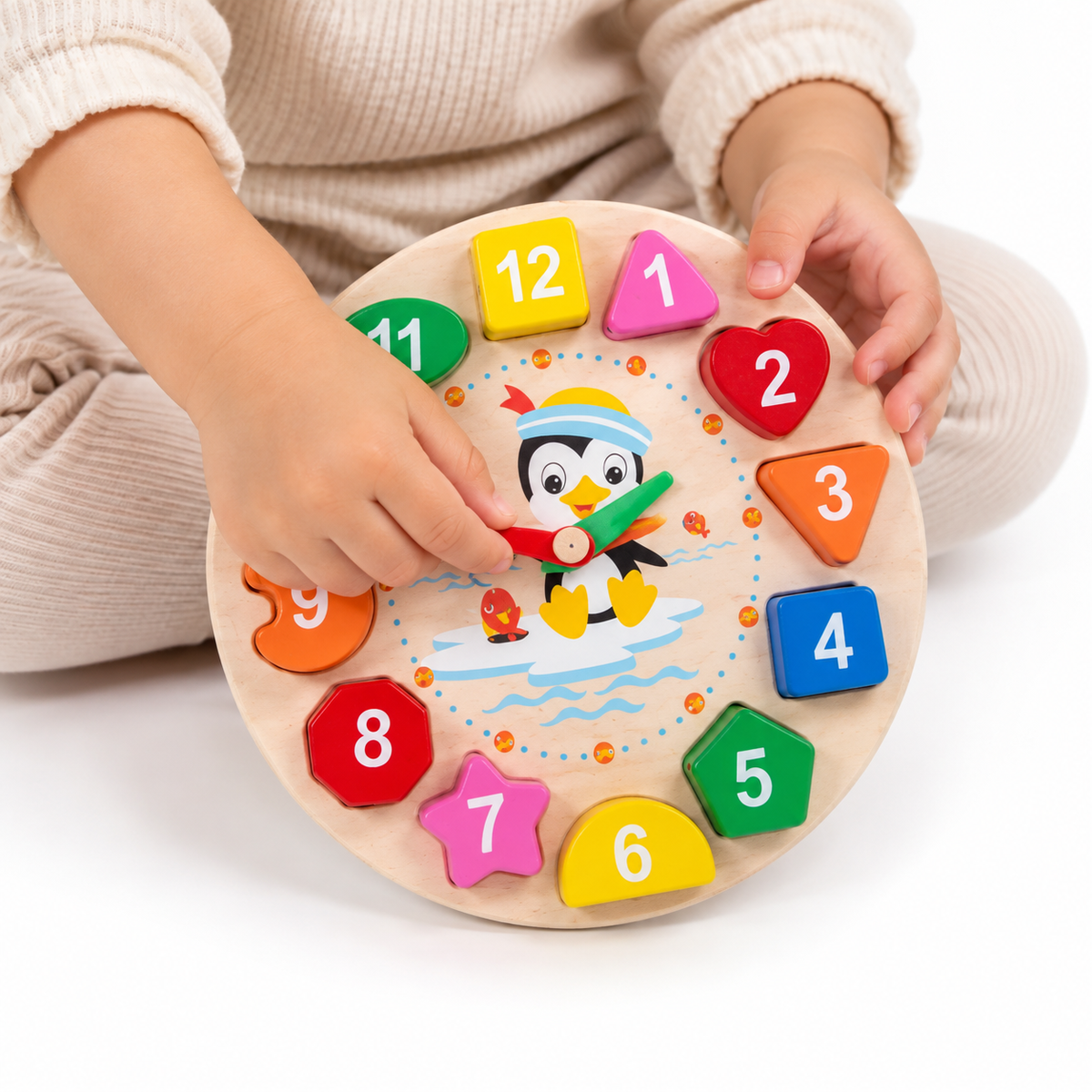 Montessori Wooden Clock Puzzle Montessori Nation