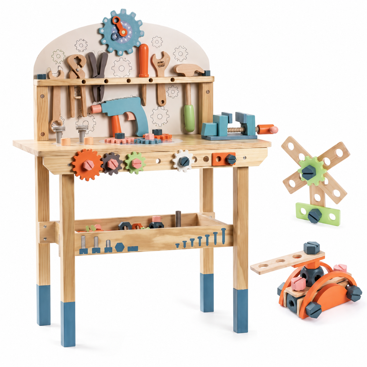 Montessori Wooden Tool Bench for Kids Montessori Nation