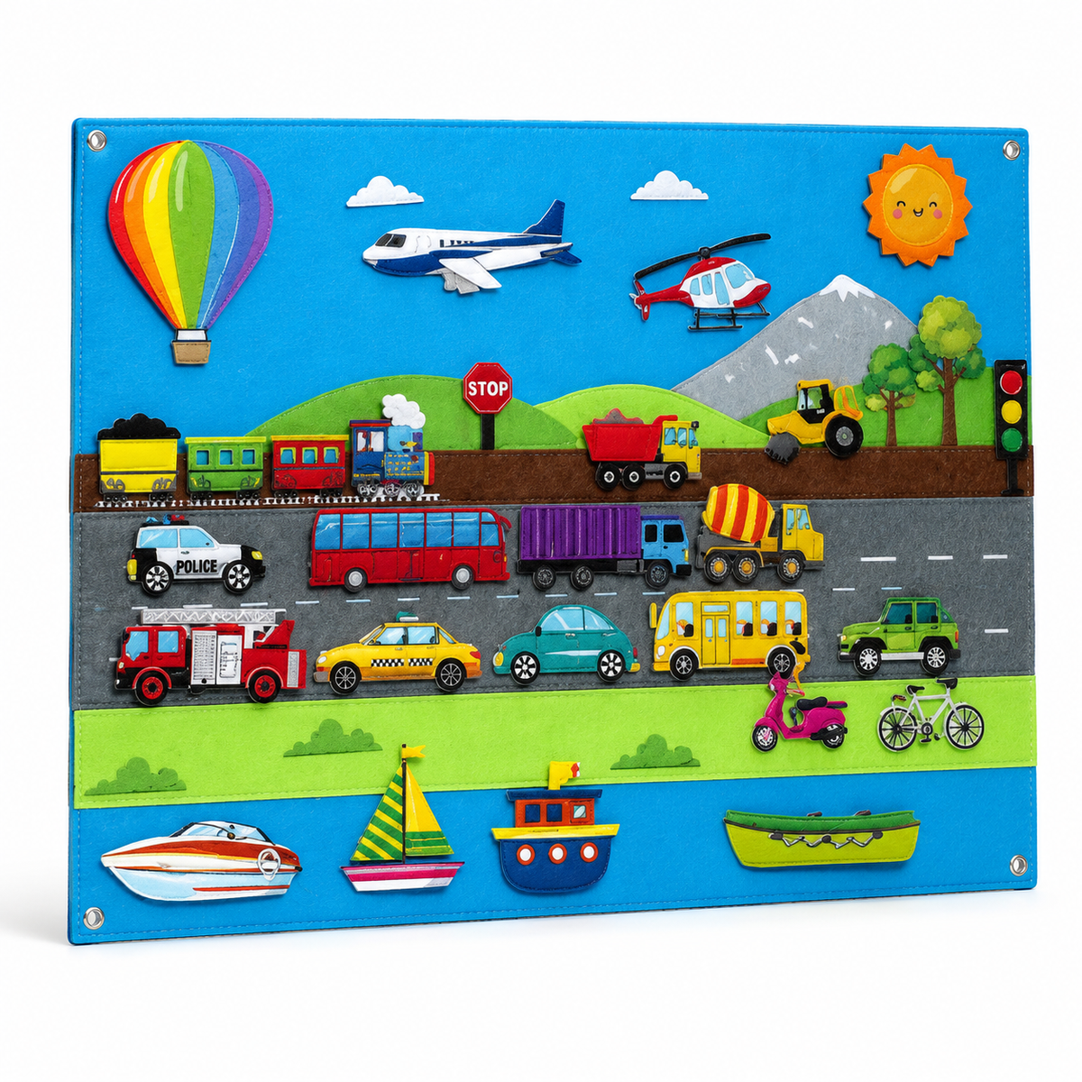 Transportation Felt Story Board Montessori Nation