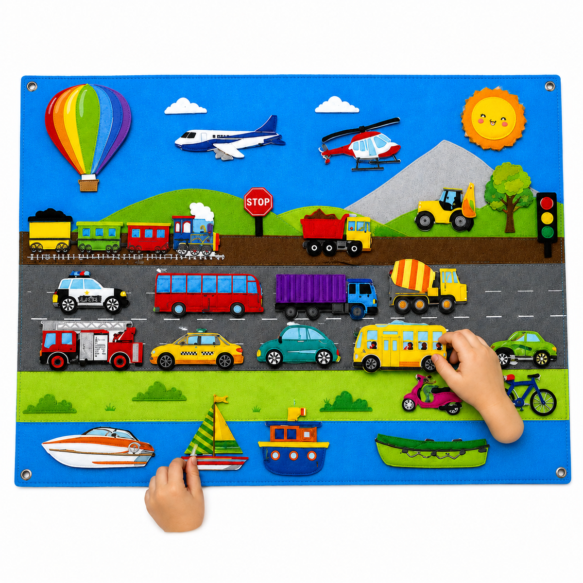 Transportation Felt Story Board Montessori Nation