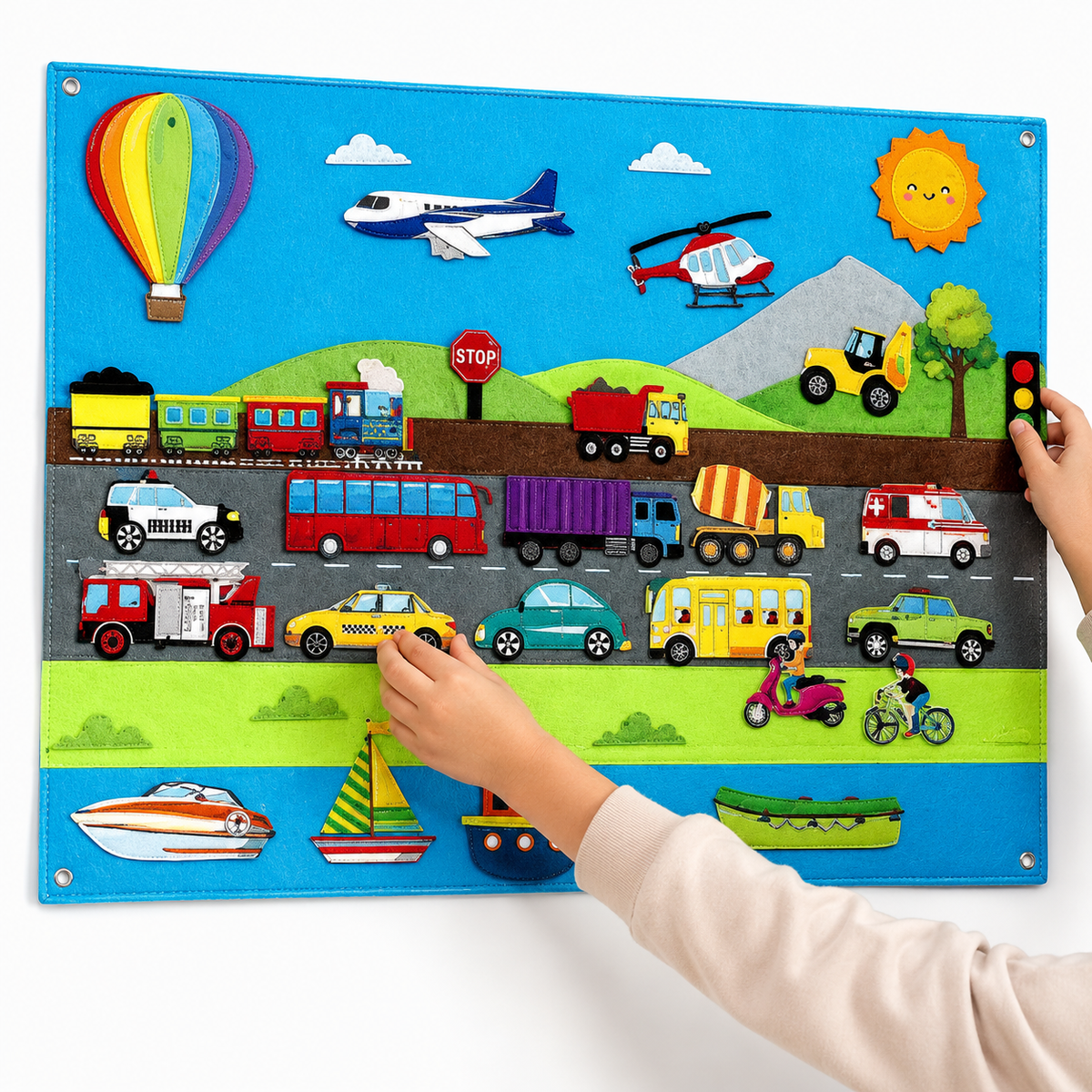 Transportation Felt Story Board Montessori Nation
